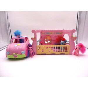 My Little Pony 2008 Hasbro Newborn Cuties Playset Room Nursery Pinkie Pie Conver